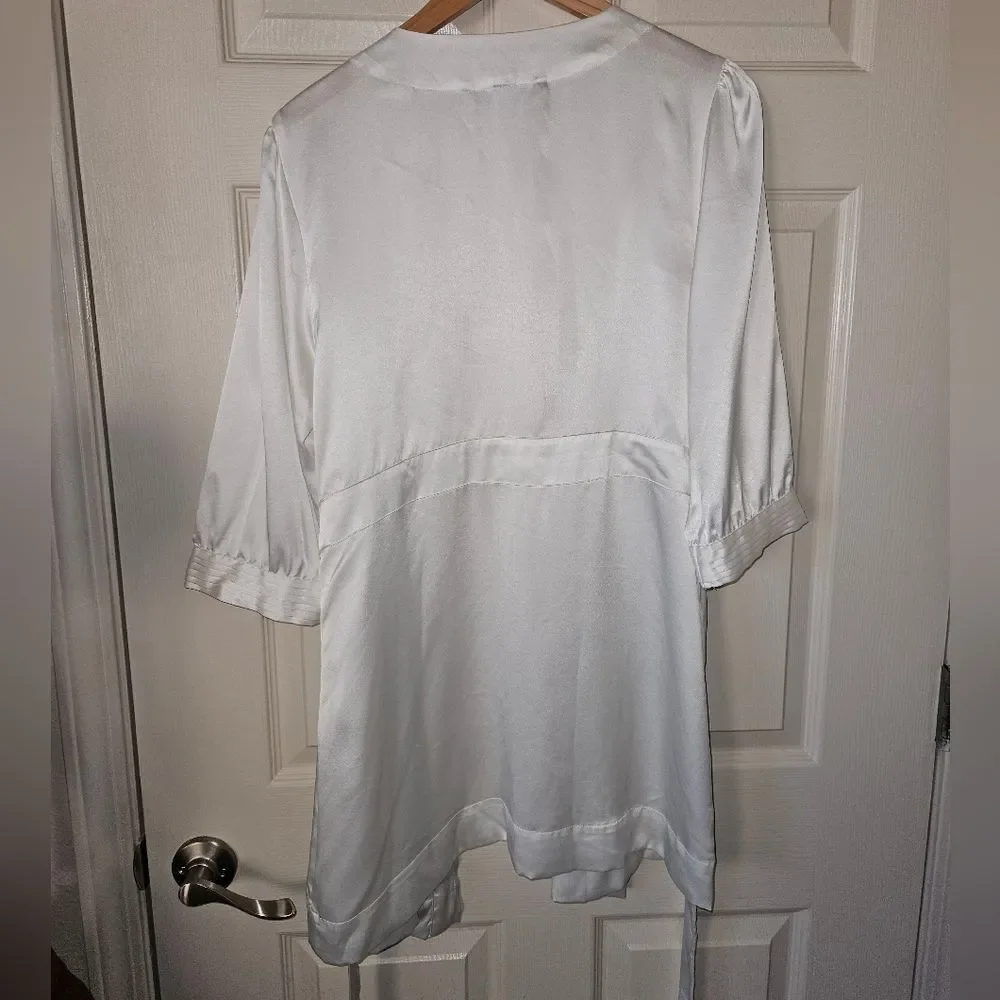 Vintage Y2K Style Victoria's Secret Ivory Robe Size L